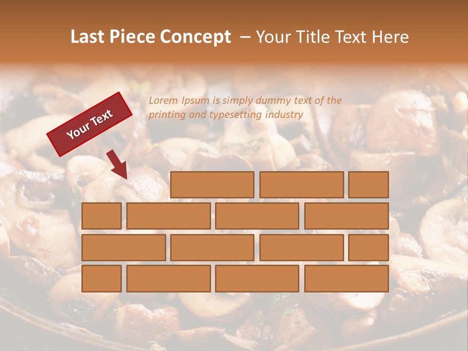 Tapas Mushroom Country PowerPoint Template