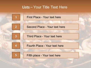 Tapas Mushroom Country PowerPoint Template