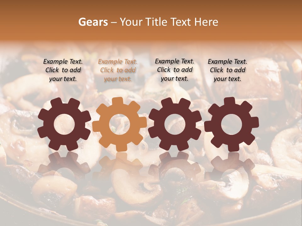 Tapas Mushroom Country PowerPoint Template