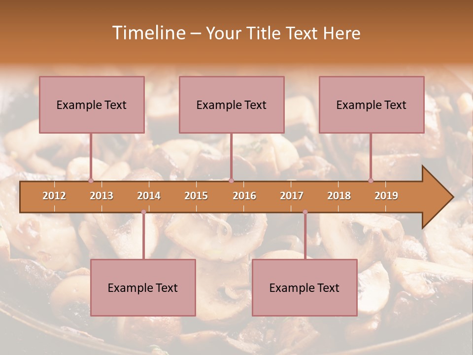 Tapas Mushroom Country PowerPoint Template