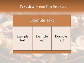 Tapas Mushroom Country PowerPoint Template