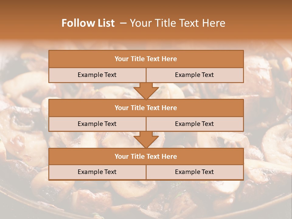 Tapas Mushroom Country PowerPoint Template