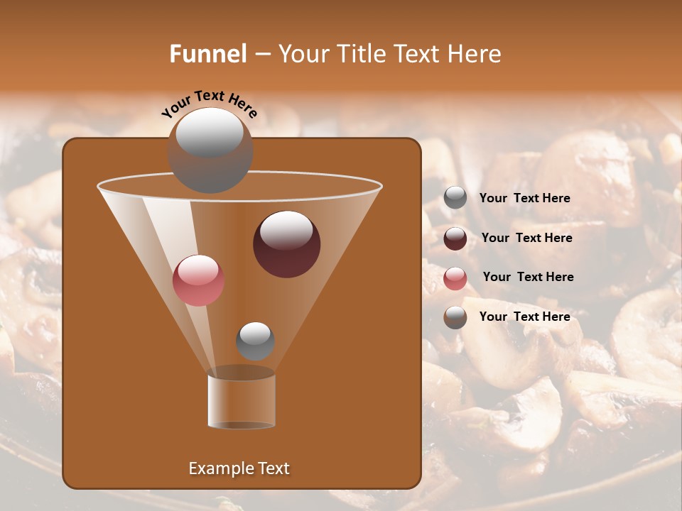 Tapas Mushroom Country PowerPoint Template