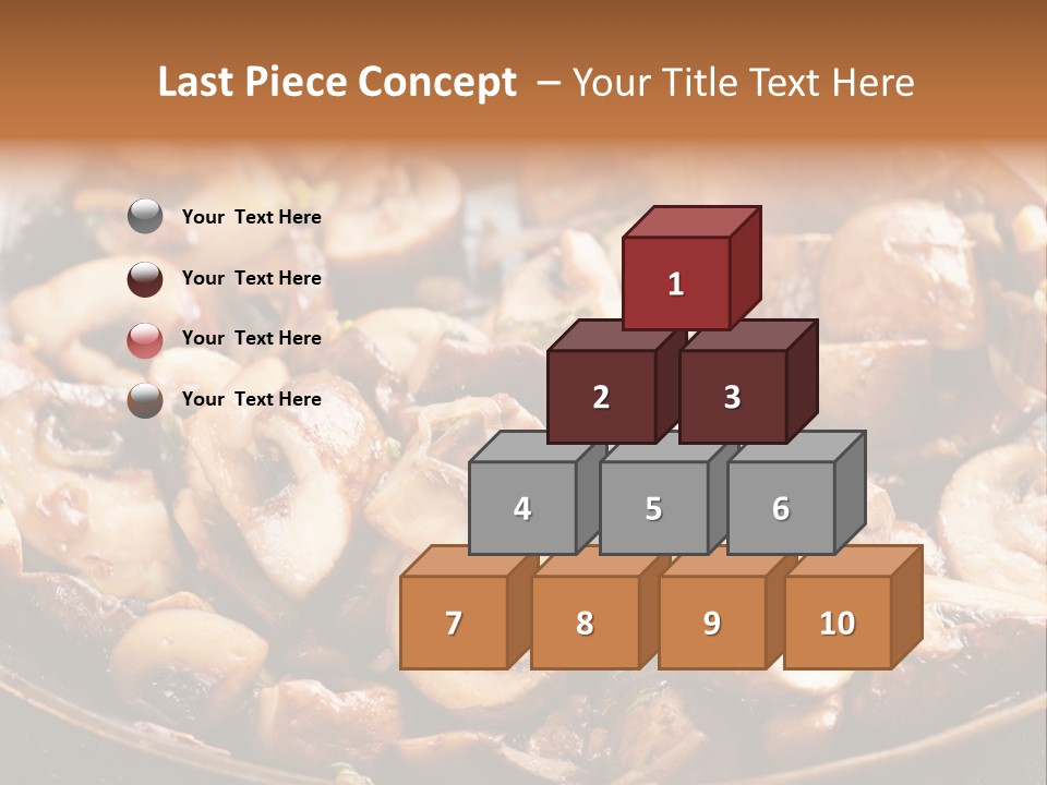 Tapas Mushroom Country PowerPoint Template