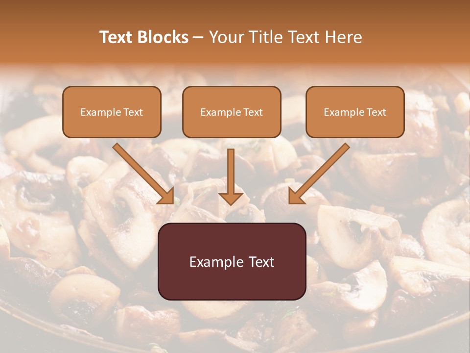 Tapas Mushroom Country PowerPoint Template