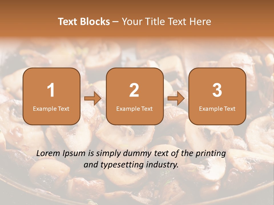 Tapas Mushroom Country PowerPoint Template