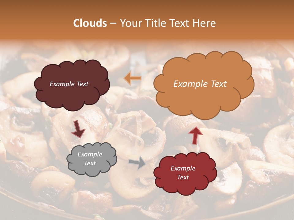 Tapas Mushroom Country PowerPoint Template