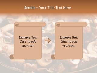 Tapas Mushroom Country PowerPoint Template