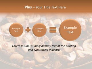 Tapas Mushroom Country PowerPoint Template