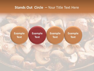 Tapas Mushroom Country PowerPoint Template