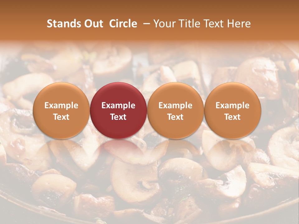 Tapas Mushroom Country PowerPoint Template