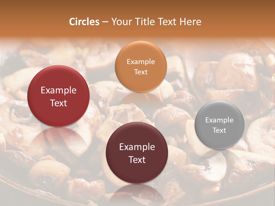 Tapas Mushroom Country PowerPoint Template