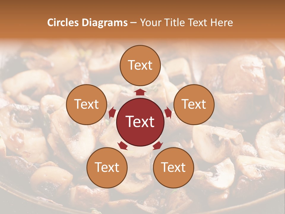 Tapas Mushroom Country PowerPoint Template