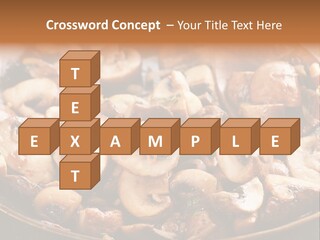 Tapas Mushroom Country PowerPoint Template