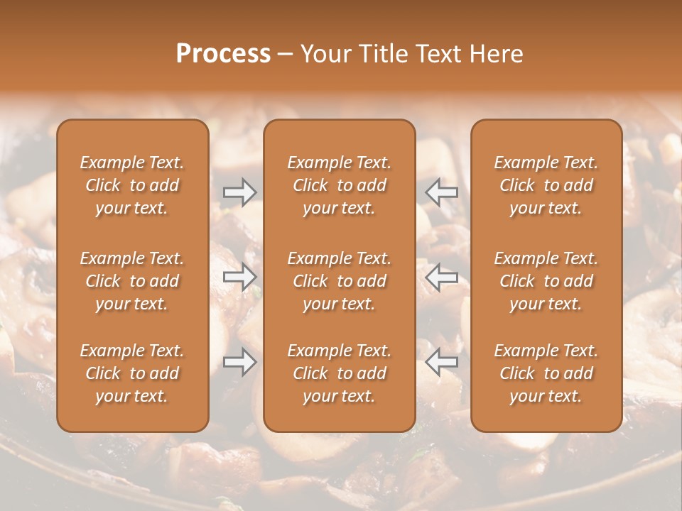 Tapas Mushroom Country PowerPoint Template