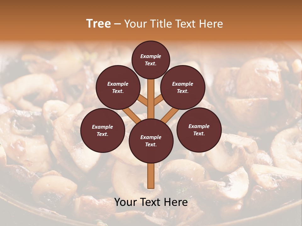 Tapas Mushroom Country PowerPoint Template