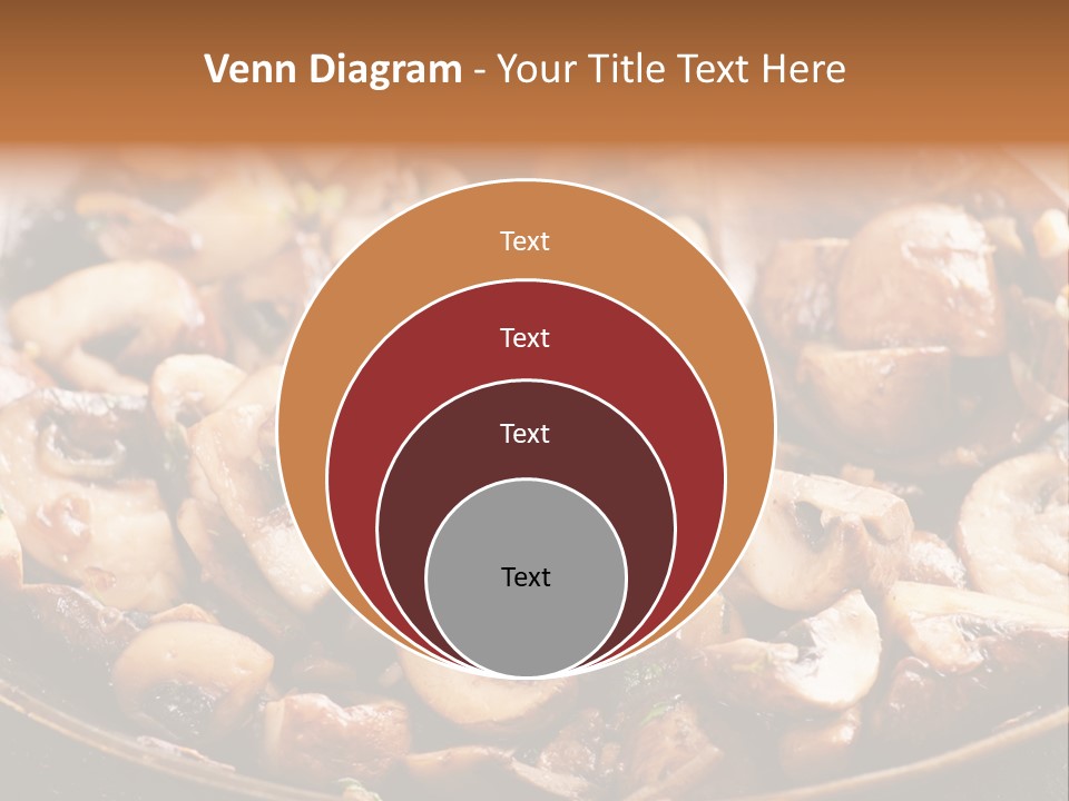 Tapas Mushroom Country PowerPoint Template