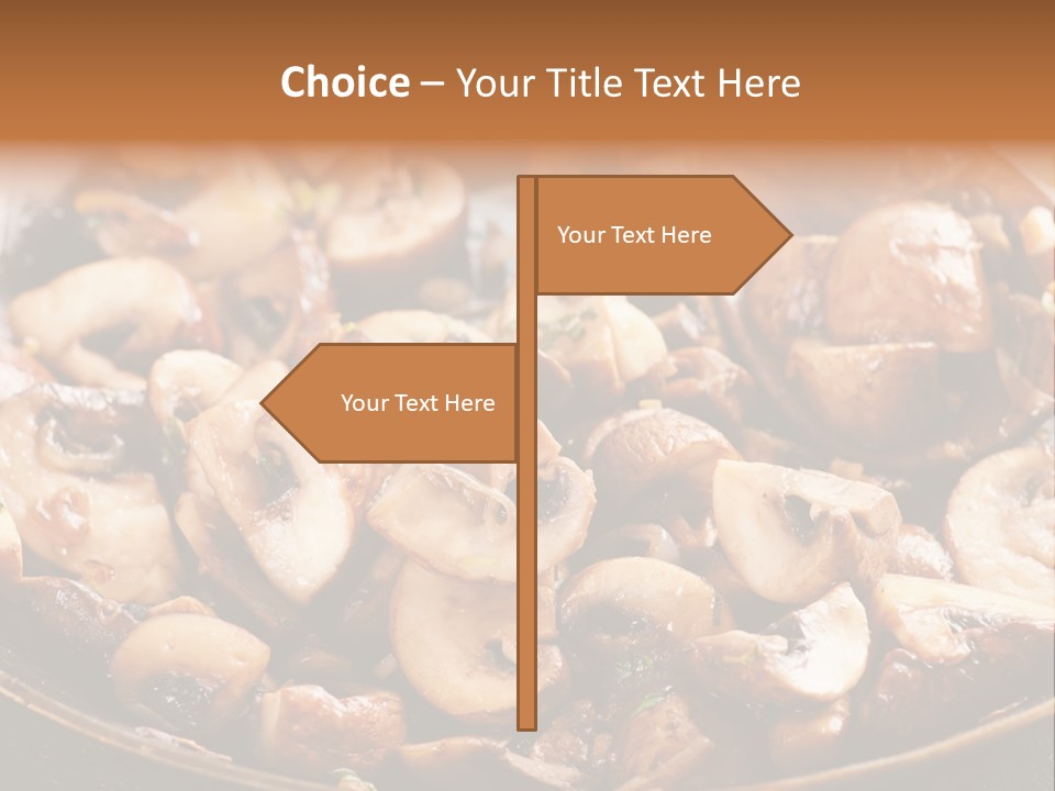 Tapas Mushroom Country PowerPoint Template
