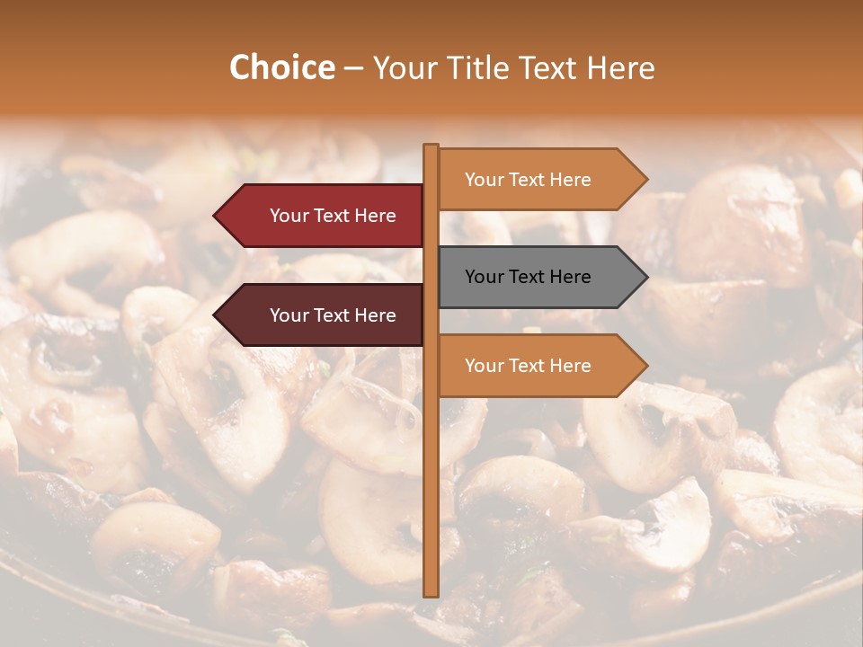 Tapas Mushroom Country PowerPoint Template