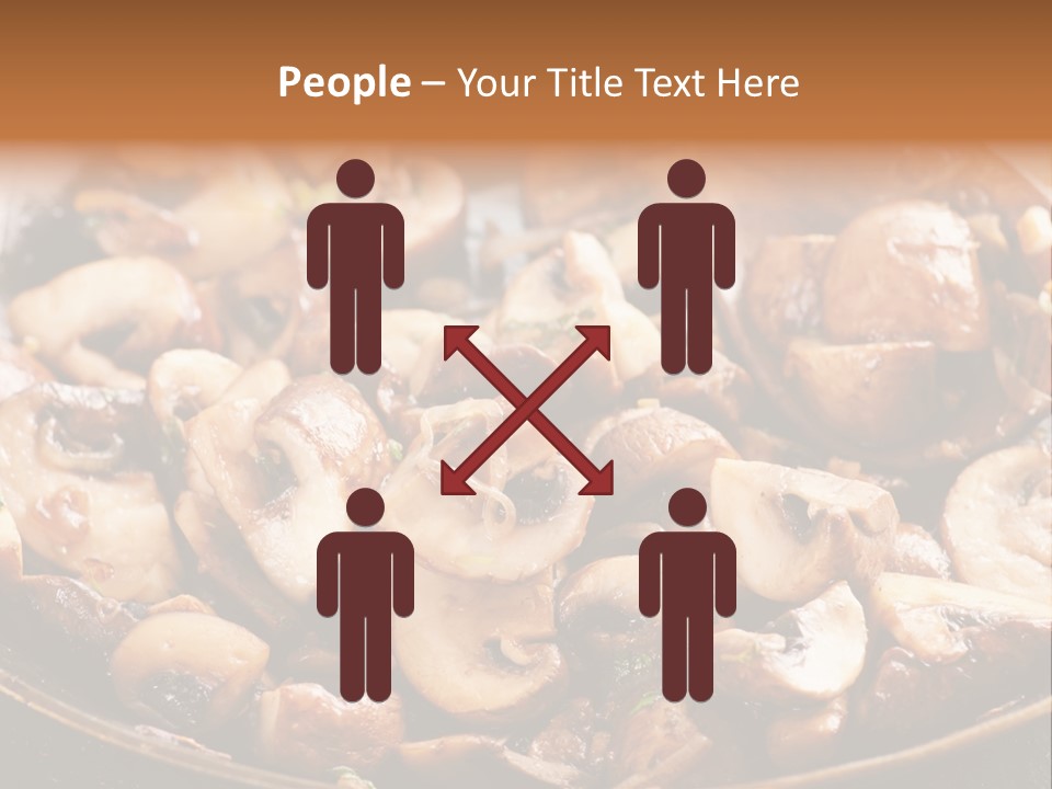 Tapas Mushroom Country PowerPoint Template
