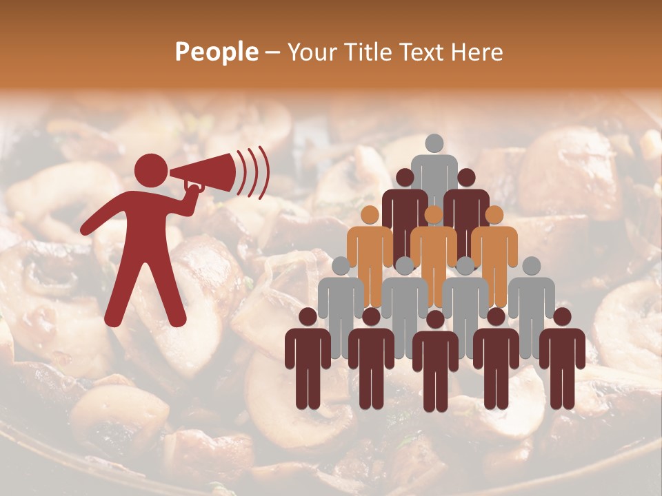 Tapas Mushroom Country PowerPoint Template