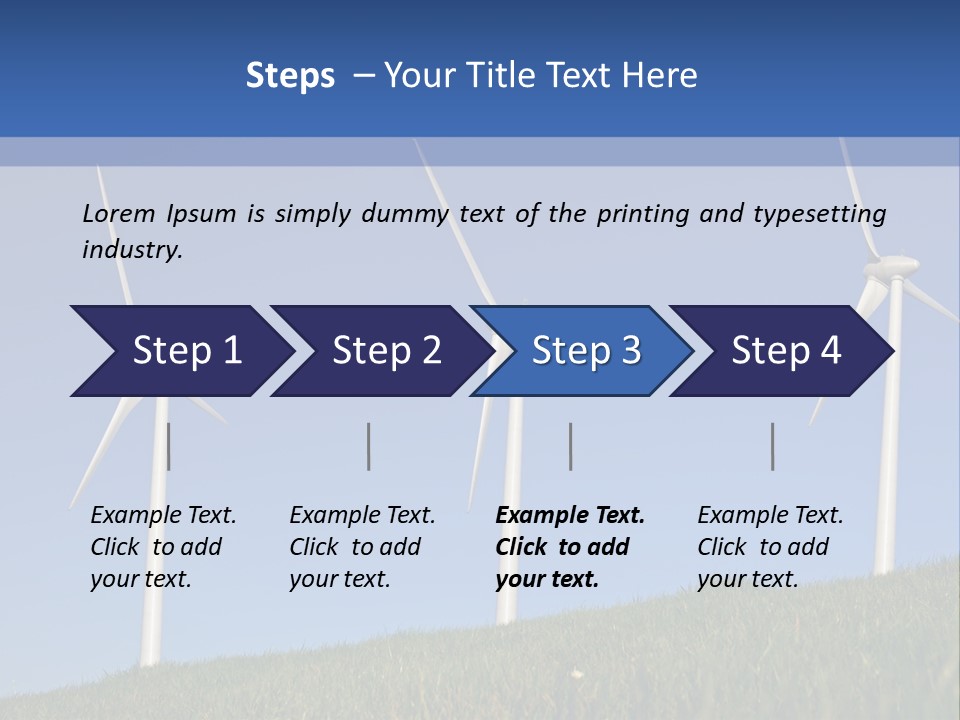 Wind Supply Nature PowerPoint Template