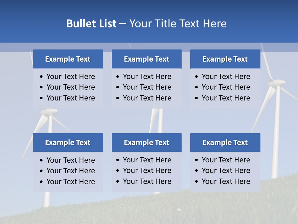 Wind Supply Nature PowerPoint Template