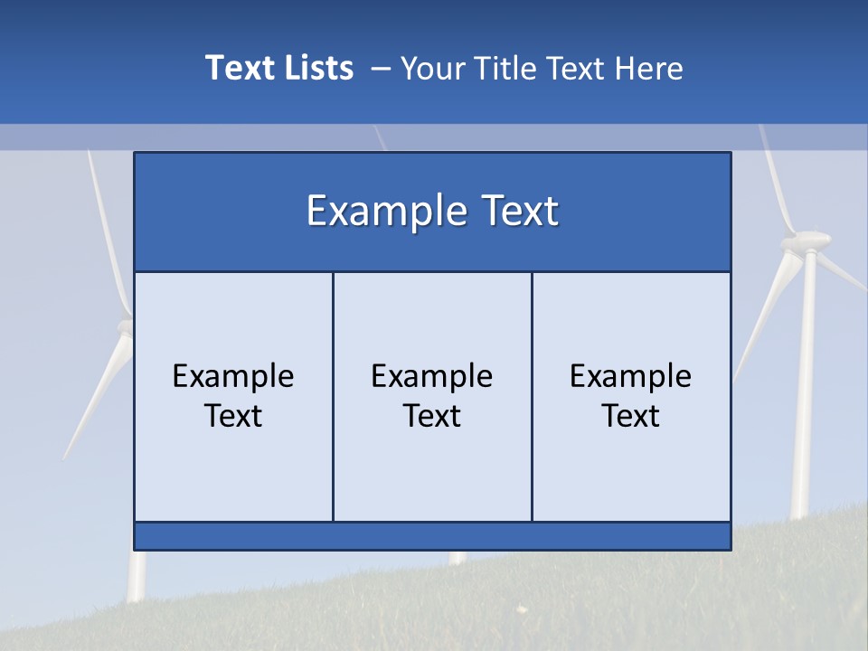 Wind Supply Nature PowerPoint Template