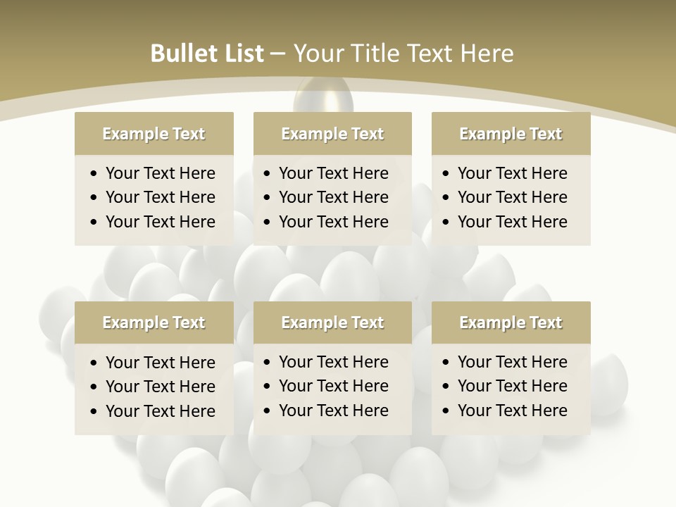 Business Individuality Food PowerPoint Template