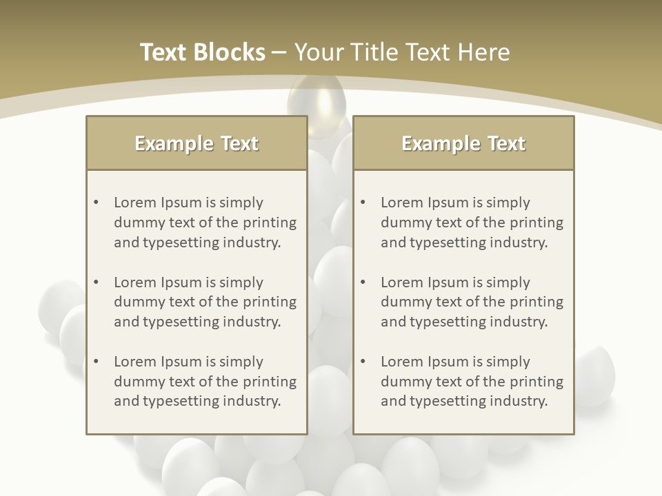Business Individuality Food PowerPoint Template