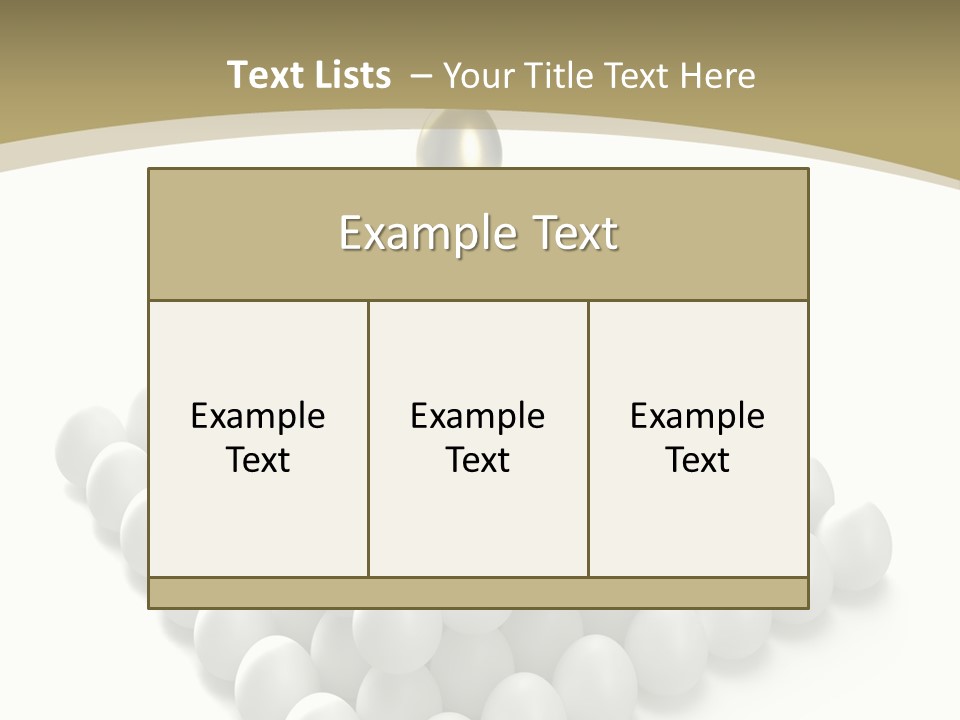 Business Individuality Food PowerPoint Template