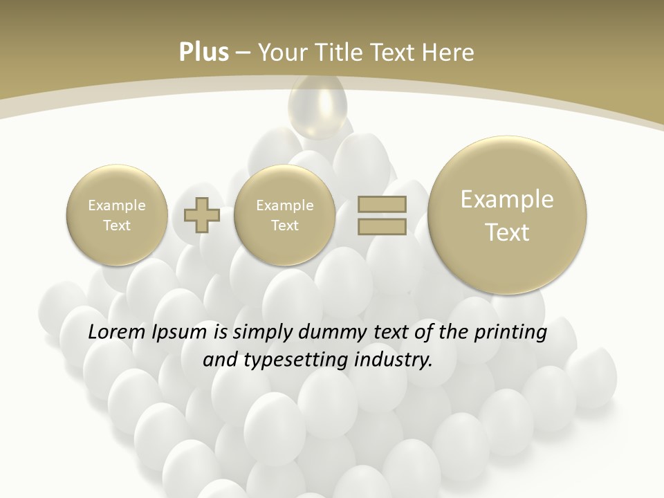 Business Individuality Food PowerPoint Template