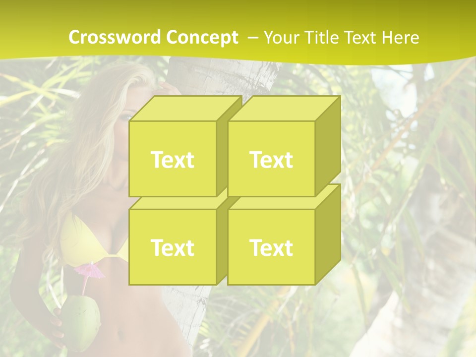 Ocean Happy Body PowerPoint Template