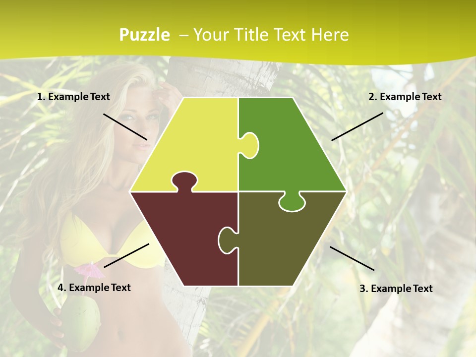 Ocean Happy Body PowerPoint Template