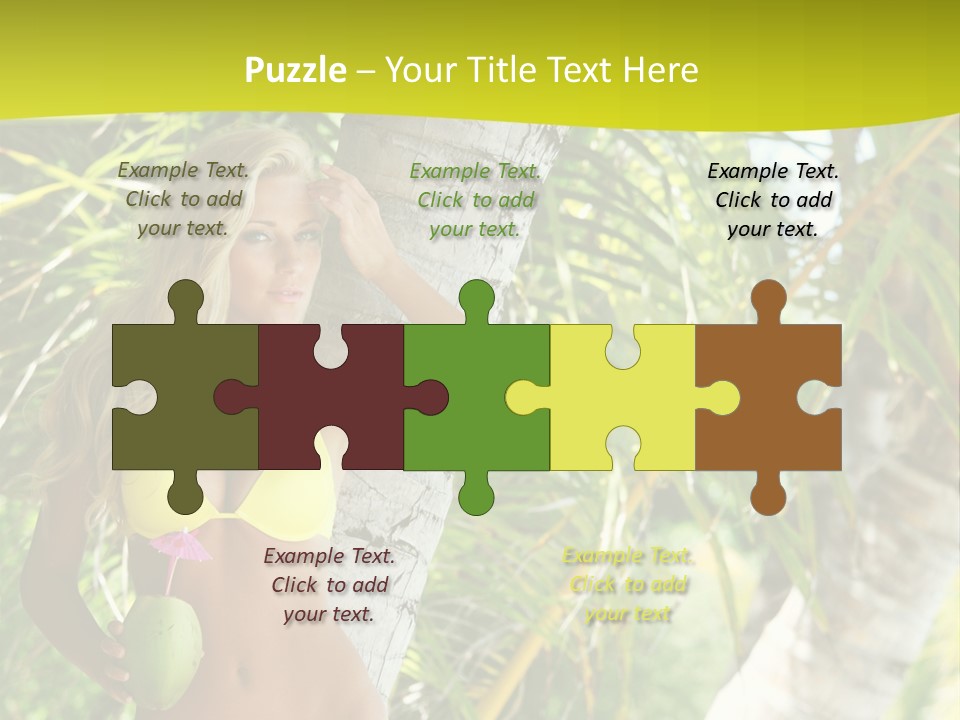 Ocean Happy Body PowerPoint Template