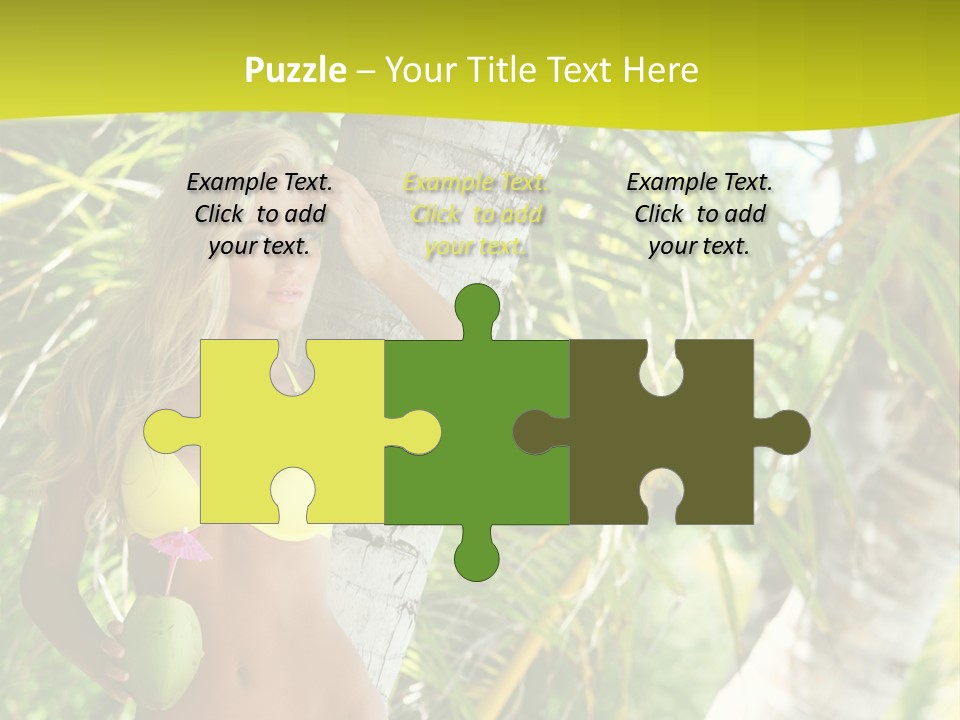 Ocean Happy Body PowerPoint Template