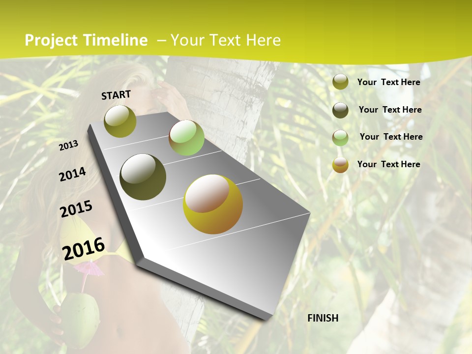 Ocean Happy Body PowerPoint Template