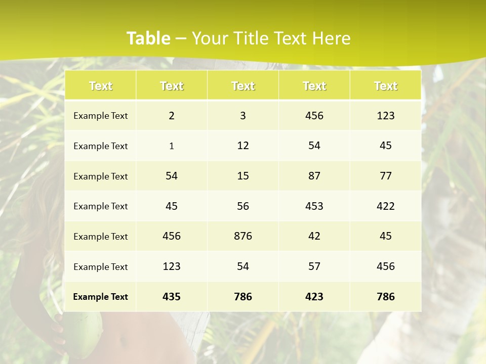 Ocean Happy Body PowerPoint Template