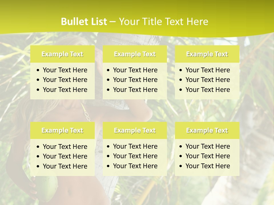 Ocean Happy Body PowerPoint Template