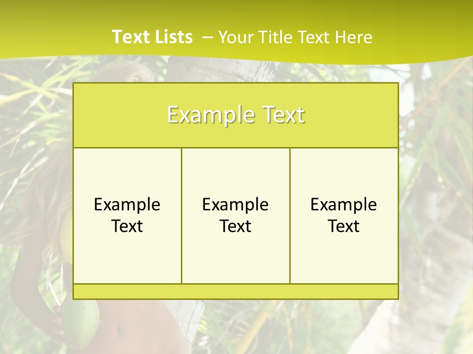 Ocean Happy Body PowerPoint Template