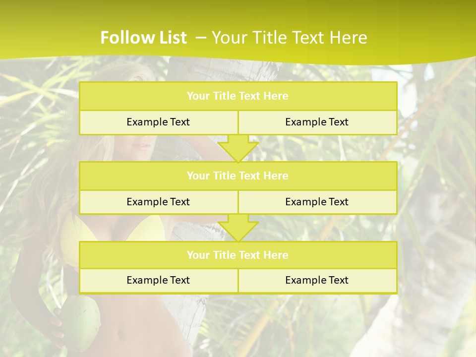 Ocean Happy Body PowerPoint Template