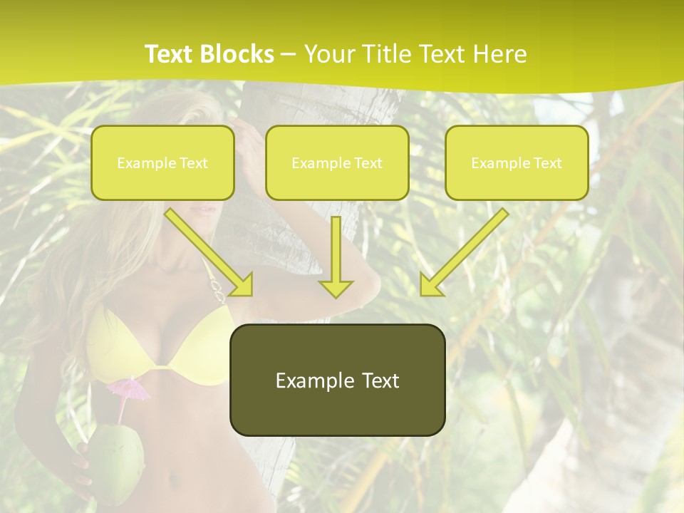 Ocean Happy Body PowerPoint Template