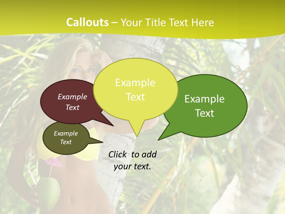 Ocean Happy Body PowerPoint Template