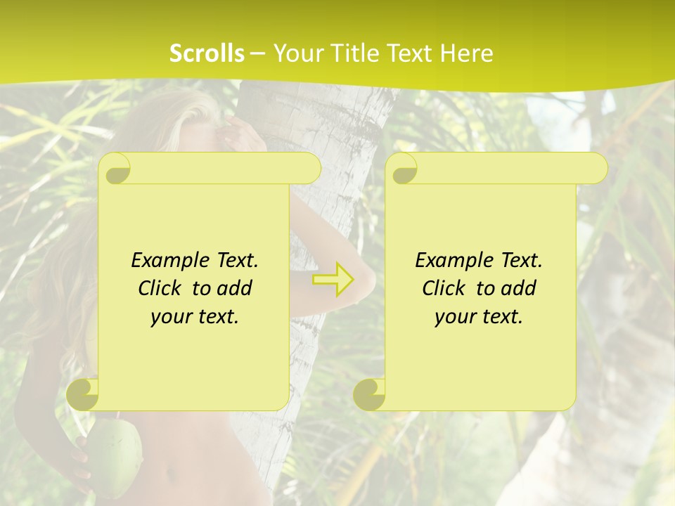 Ocean Happy Body PowerPoint Template