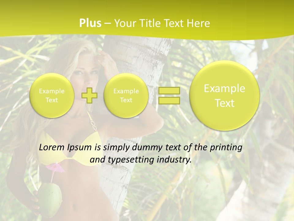 Ocean Happy Body PowerPoint Template