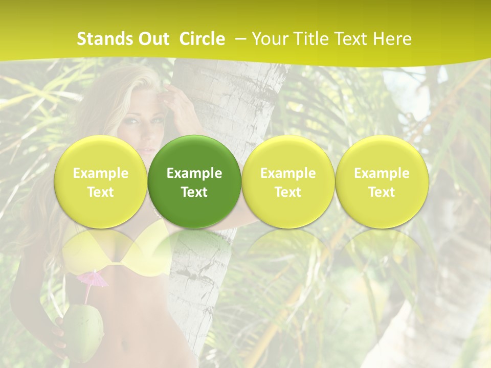 Ocean Happy Body PowerPoint Template