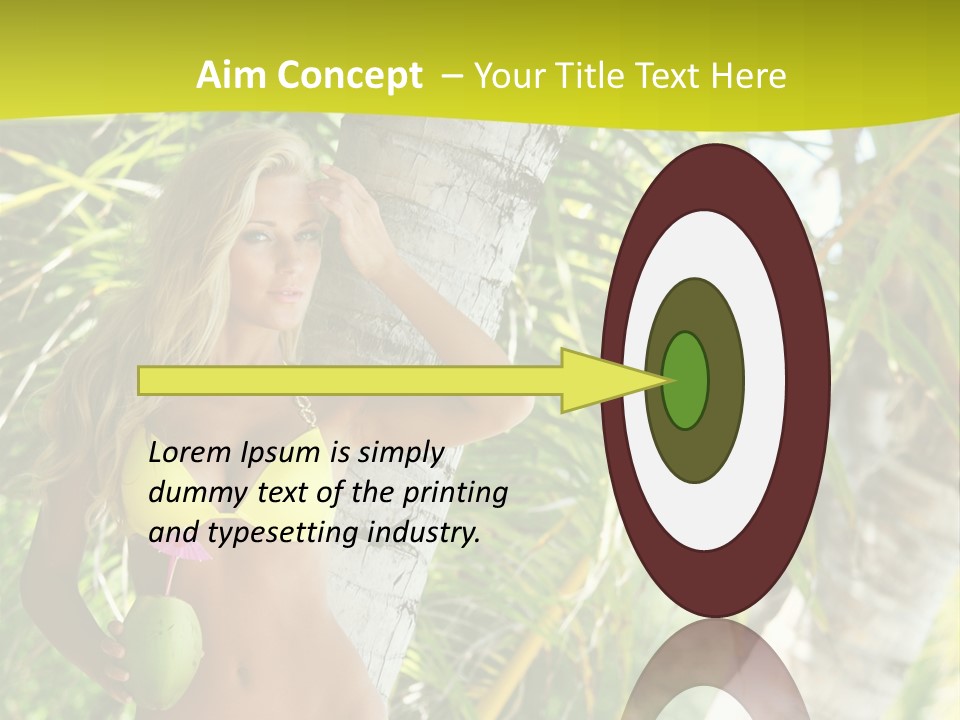 Ocean Happy Body PowerPoint Template