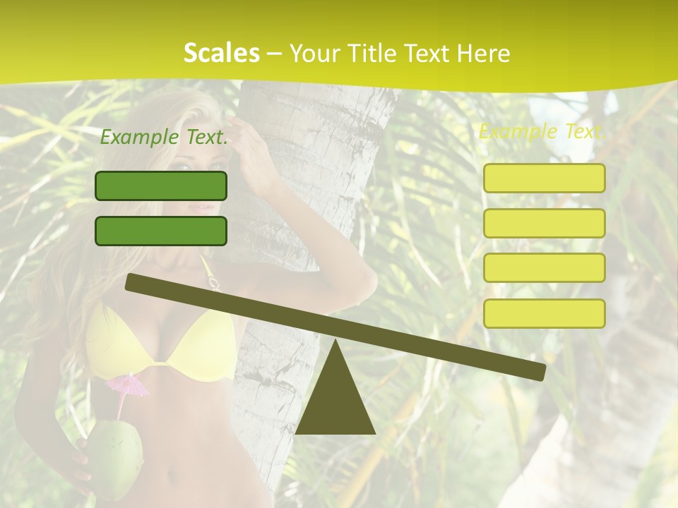 Ocean Happy Body PowerPoint Template