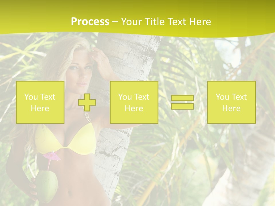 Ocean Happy Body PowerPoint Template