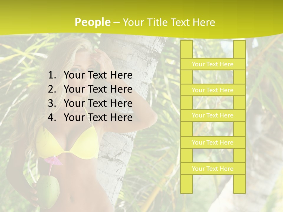 Ocean Happy Body PowerPoint Template